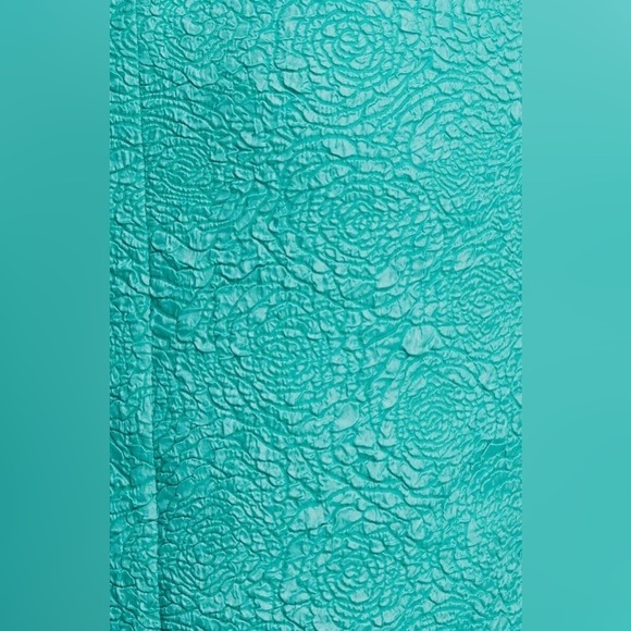 NEW! Tadashi Shoji Audrie Off Shoulder Jacquard Dress 👗 Jasmine Green sz 14 NWT - Picture 9 of 15